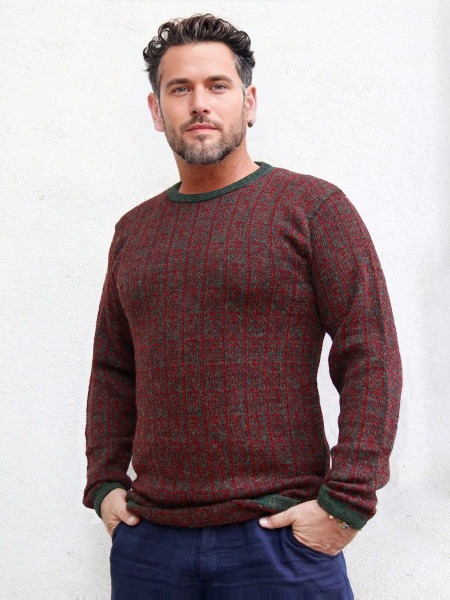 pull-fin-homme-bordeaux
