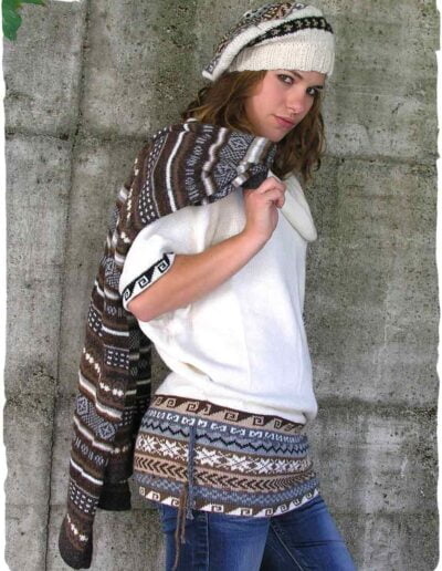 Châle femme en laine