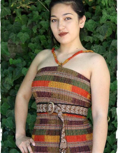 Robe ethnique femme